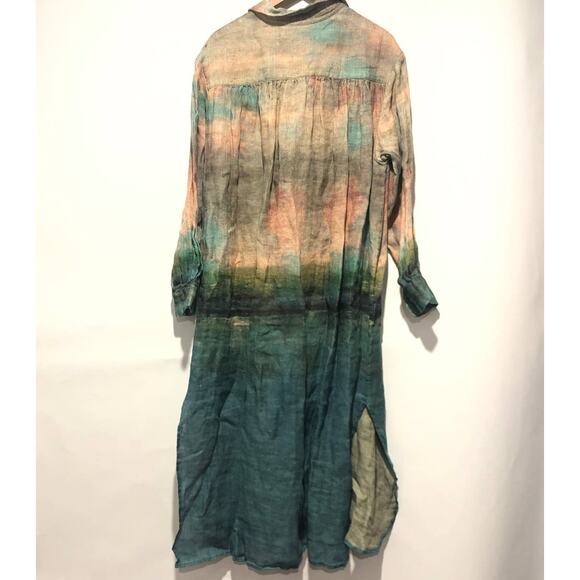 Free People X Mes Desmoisselles Bempa Duster Maxi Dress Size 6 $485 NWT - Picture 6 of 11